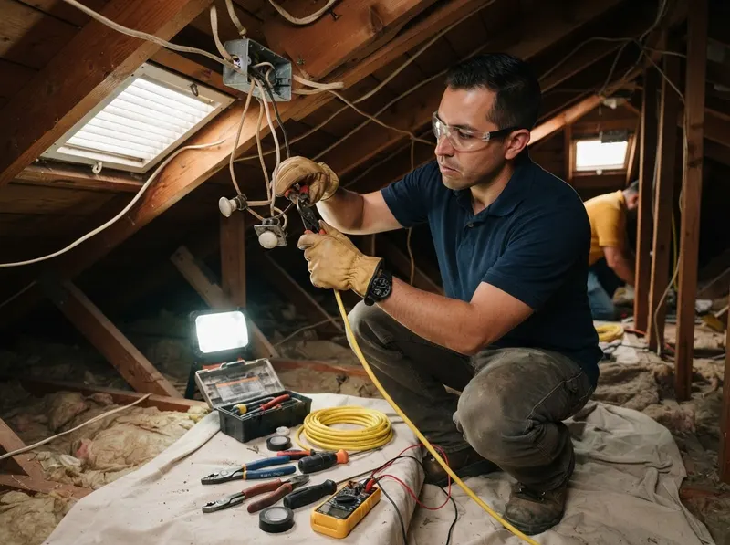 Knob-and-Tube & Cloth Wiring Remediation in los angeles, CA